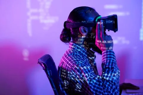 Virtual learning Foto stock