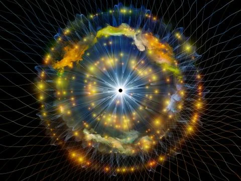 Virtual Life of Abstract Visualization イラスト素材