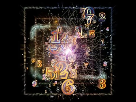 Virtual Life of Numbers イラスト素材