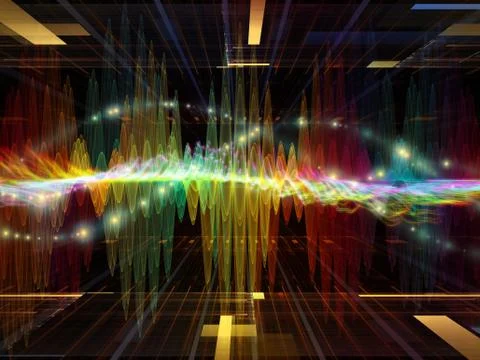 Virtual Life of Oscillation Stock Illustration