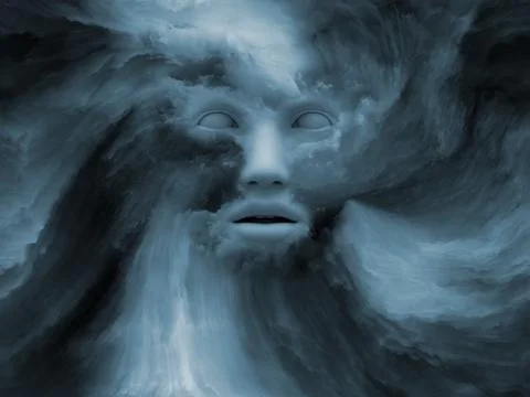 Virtual Life of Painted Dream Stock Illustration
