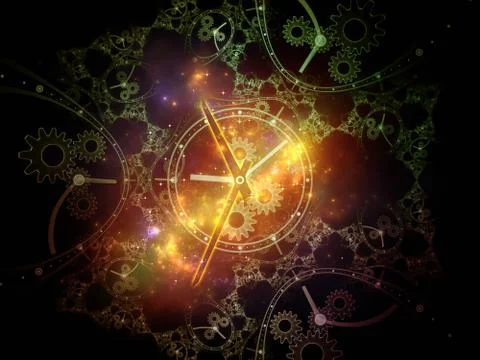 Virtual Life of Temporal Realm Stock Illustration