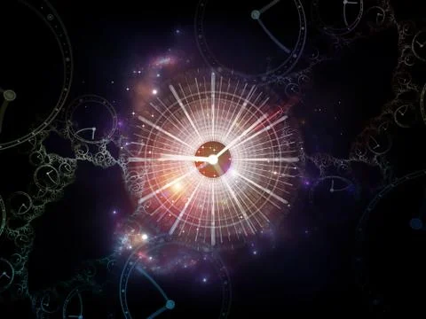Virtual Life of Temporal Realm Stock Illustration