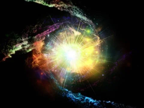 Virtual Life of Void Stock Illustration