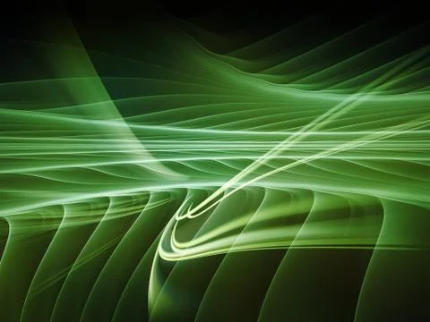 Virtual Light Waves 스톡 일러스트