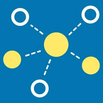 Virtual Links icon 스톡 일러스트