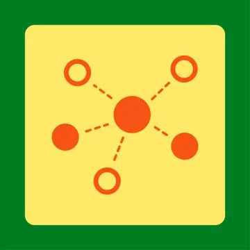Virtual Links icon 스톡 일러스트