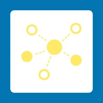 Virtual Links icon 스톡 일러스트