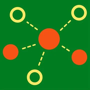 Virtual Links icon 스톡 일러스트