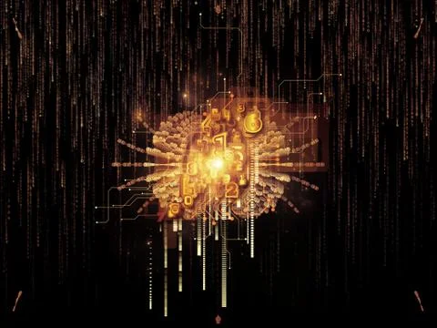 Virtual Math Design 스톡 일러스트