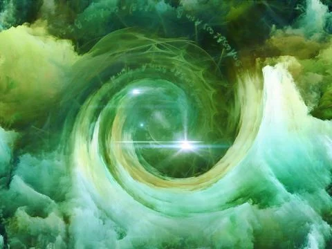 Virtual Math Vortex Stockillustratie