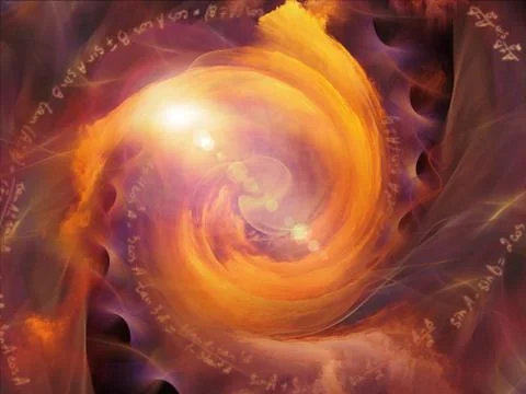 Virtual Math Vortex Stock Illustration