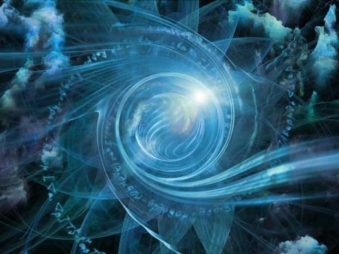 Virtual Math Vortex Stockillustratie