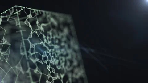 Virtual matrix background. Abstract background. Illustration