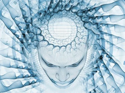 Virtual Mind Stock Illustration