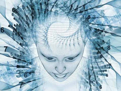 Virtual Mind Stock Illustration