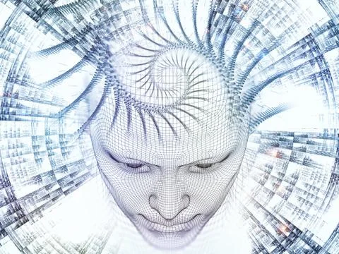 Virtual Mind Free Stock Illustration