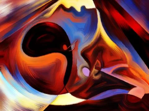 Virtual Music Stock Illustration