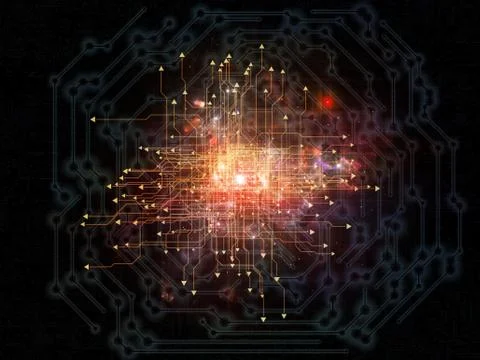Virtual Network 스톡 일러스트