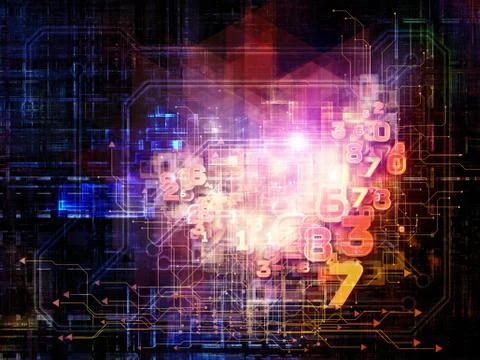 Virtual Network Stock Illustration