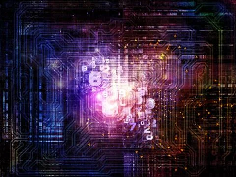 Virtual Network Stock Illustration