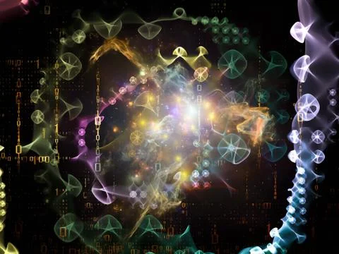 Virtual Network Illustrazione stock