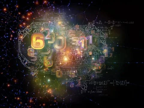 Virtual Network Stock Illustration