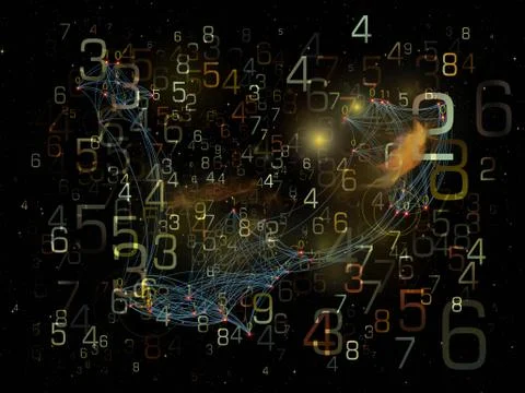 Virtual Network Stock Illustration