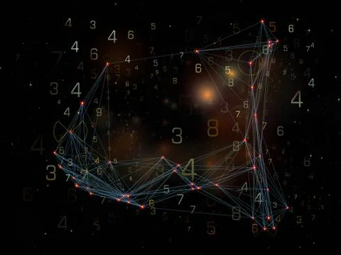 Virtual Network Stock Illustration