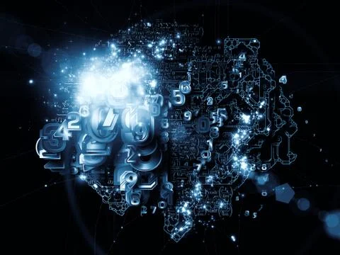 Virtual Network Stockillustratie