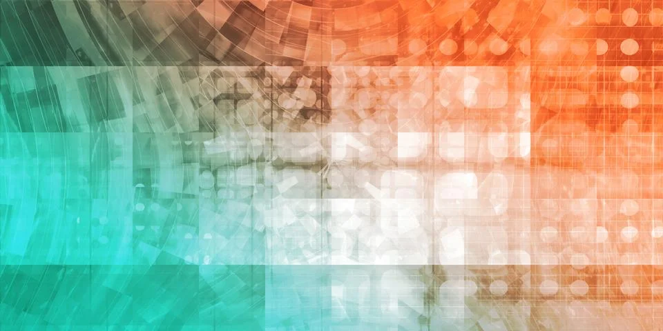 Virtual Network Stock Illustration