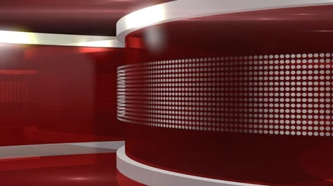 Virtual News Studio 3 Shot 3 Stock-Footage 2518581