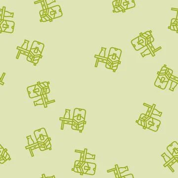 Virtual object overlay augmented reality line vector seamless pattern 스톡 일러스트