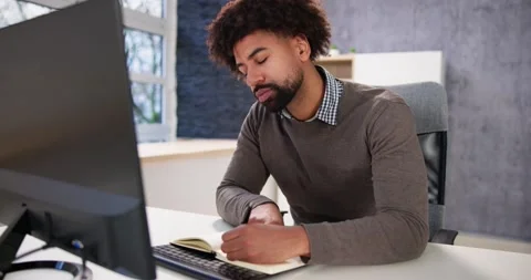 Virtual Online Training Program With Coach Stock Footage 226140462