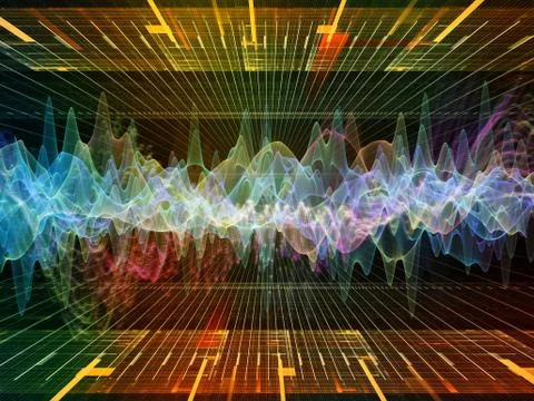 Virtual Oscillation Stock Illustration