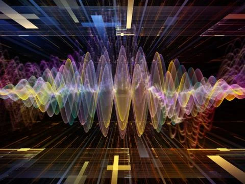 Virtual Oscillation Stock Illustration