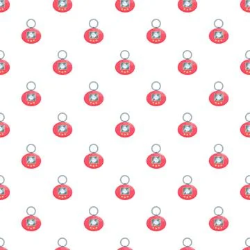 Virtual pet toy handheld game retro pattern Illustration