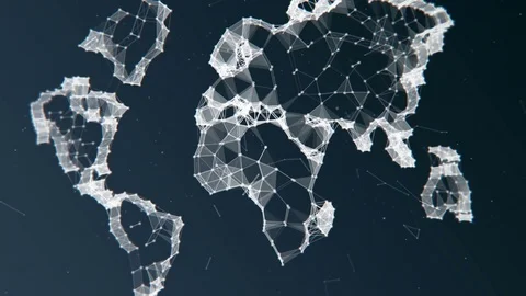 Virtual planet Earth Stock Footage 72945822