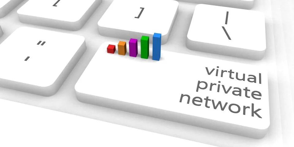 Virtual Private Network Illustrazione stock