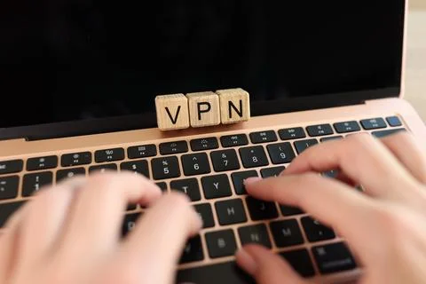 Virtual private network for a secure, encrypted connection and online anonymity. Stock Photos