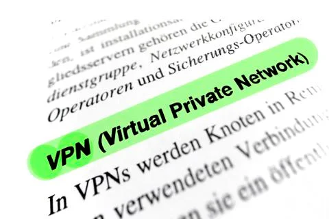 Virtual Private Network (VPN) Fotos Stock