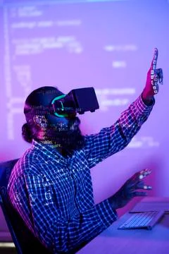 Virtual programming Stock-Fotos