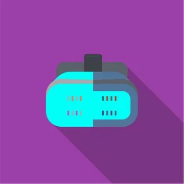 Virtual ray glasses icon or illustration in flat style Stock Illustration
