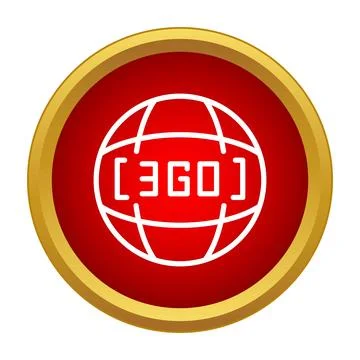 Virtual reality 360 degree immersive experience icon Stock Illustration