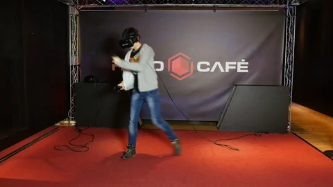 Virtual reality with 3d glasses Stock Footage 118248376