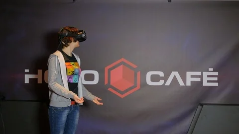 Virtual reality with 3d glasses Stock Footage 118248621