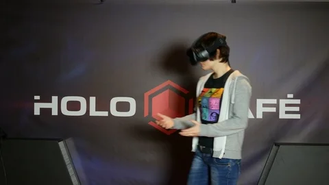 Virtual reality with 3d glasses Stock Footage 118248658