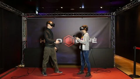 Virtual reality with 3d glasses Stock Footage 118248920