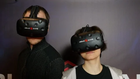 Virtual reality with 3d glasses Stock Footage 118249277