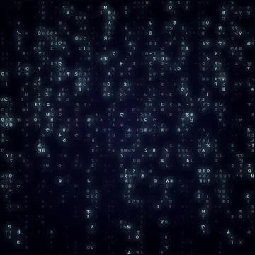 Virtual reality, abstract blue technology background, vector illustration Stock Illustration